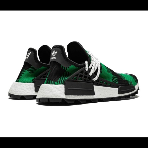 Adidas Pharrell Williams HU NMD BBC Green Plaid - Picture 7 of 7